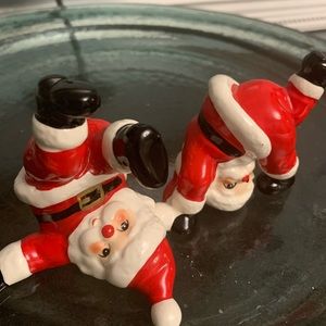 Fitz and Floyd 1976 tumbling Santa.
